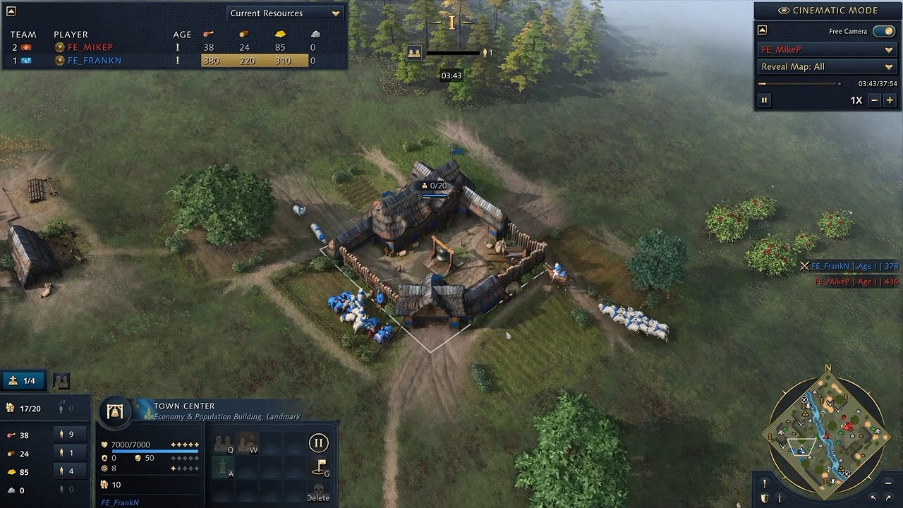 《世紀帝國4》一整局比賽展示:法國 vs 中國 《世紀帝國4》一整局比賽展示:法國 vs 中國