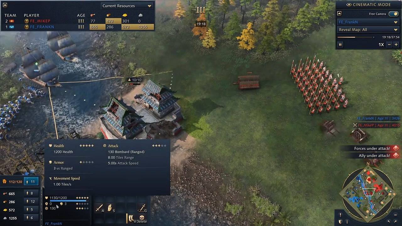 《世紀帝國4》一整局比賽展示:法國 vs 中國 《世紀帝國4》一整局比賽展示:法國 vs 中國