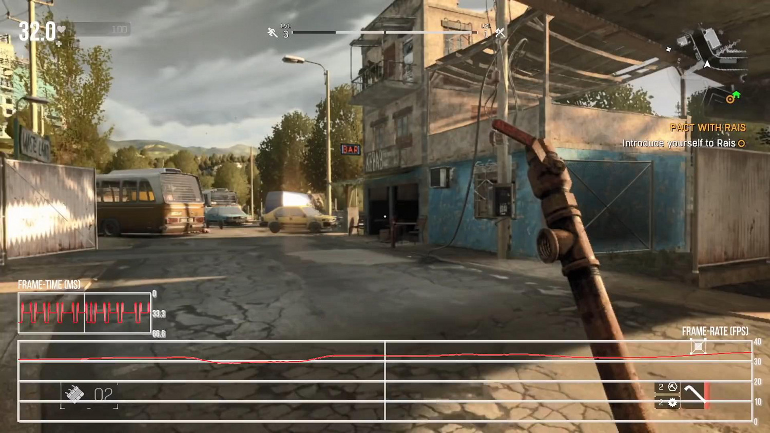 數毛社《垂死之光：白金版》NS和PS4運行對比