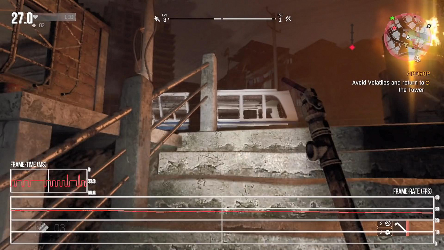 數毛社《垂死之光：白金版》NS和PS4運行對比