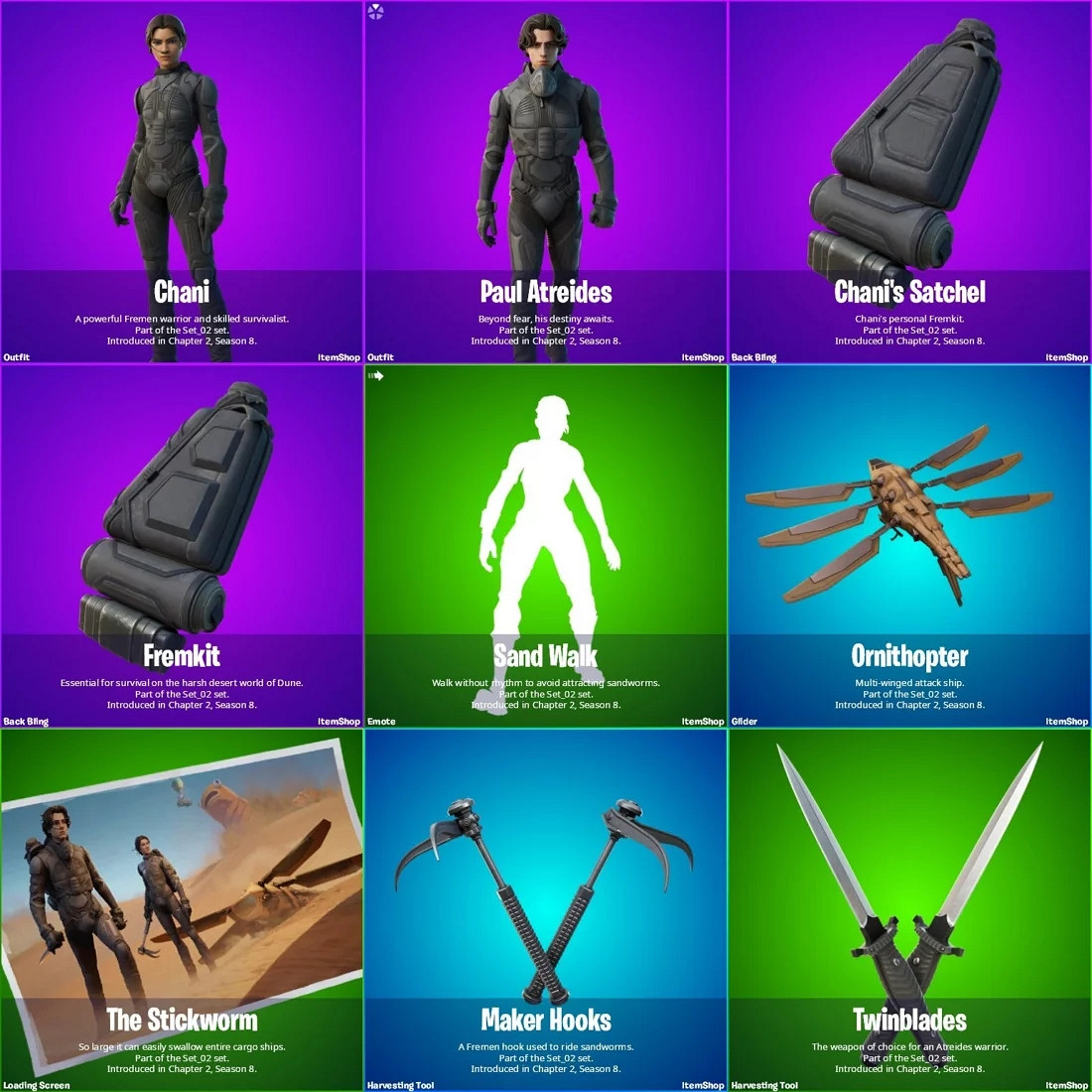 程式員解包連動大戶《要塞英雄》 發現沙丘連動商品