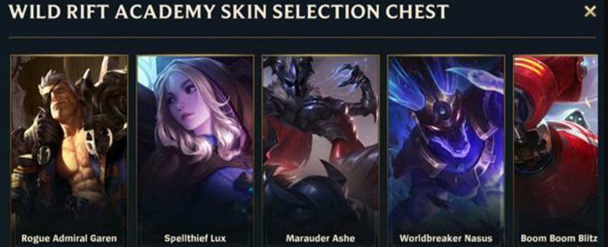 《英雄聯盟手遊》寶箱皮膚有哪些 lol手遊寶箱皮膚介紹