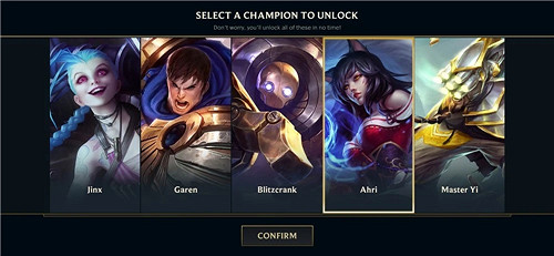《英雄聯盟手遊》新手5選1選哪一個 新手5選1哪個好