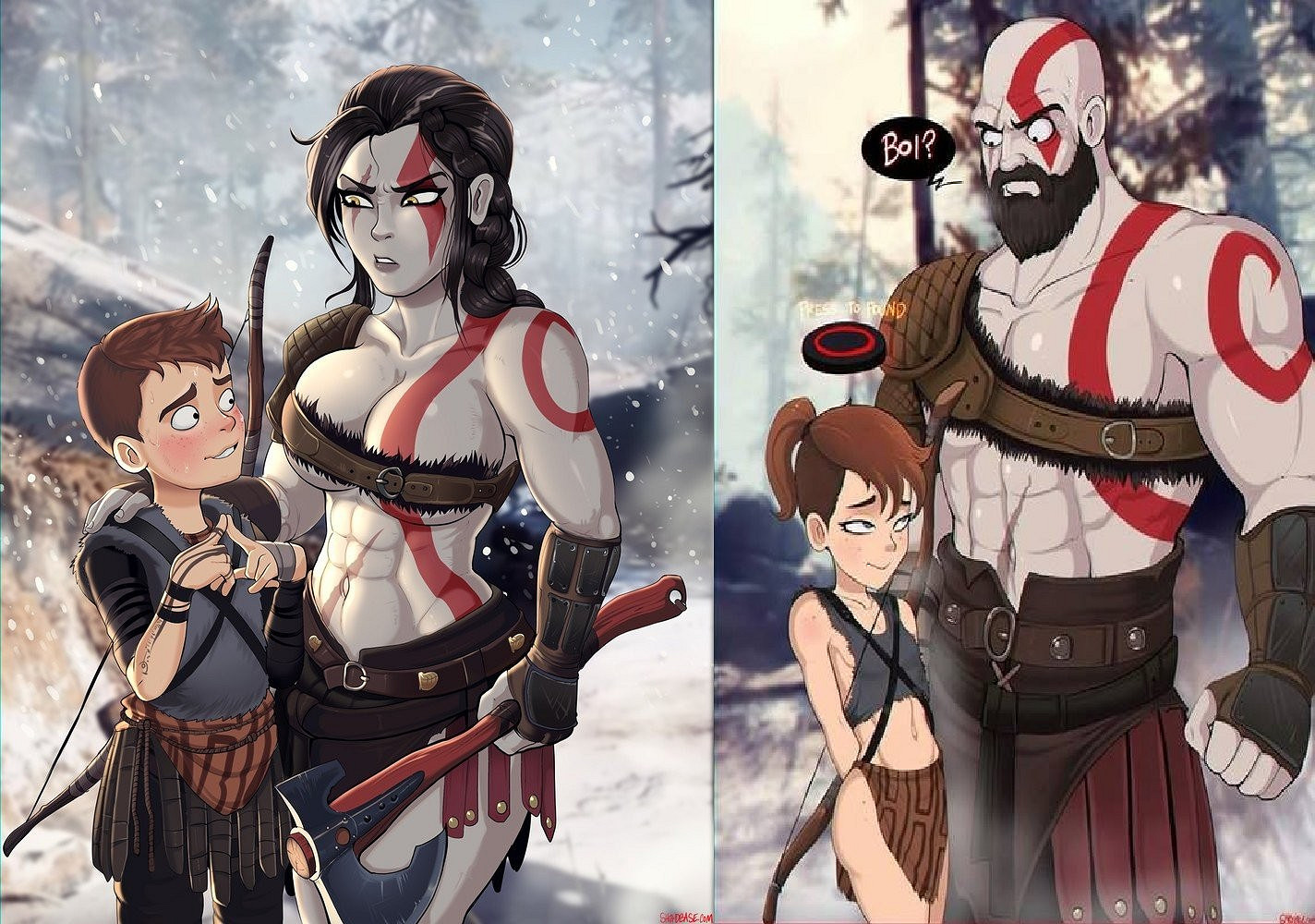 《戰神4》將登陸PC平台 網友們開始設計有趣Mod 《戰神4》將登陸PC平台 網友們開始設計有趣Mod