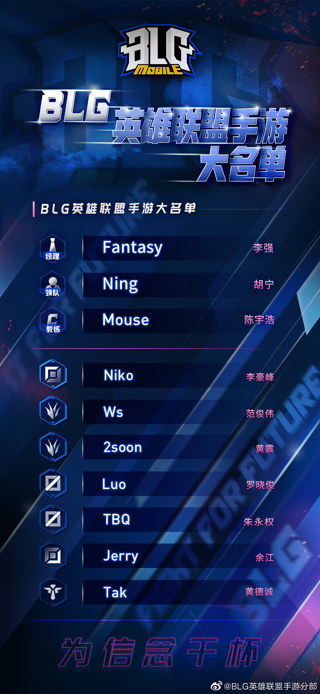 《英雄聯盟手遊》超燃熱身賽選手名單 LOL手遊戰隊都有哪些