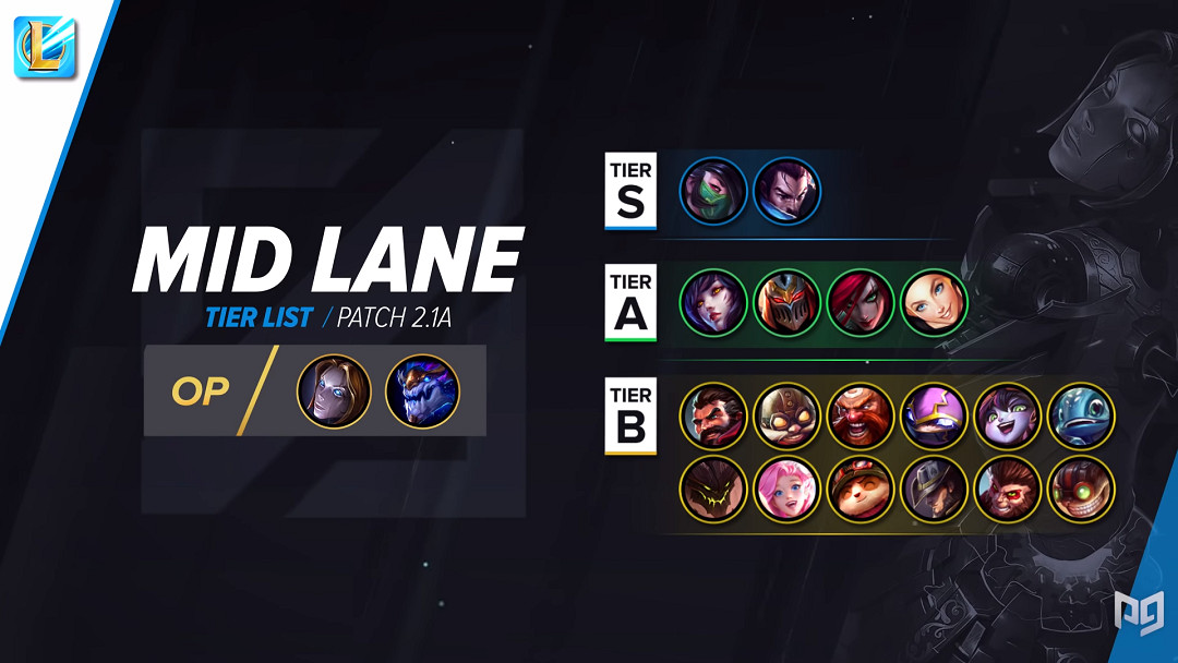 《英雄聯盟手遊》2.1a版本中單玩什麽 2.1a版本中單英雄排行