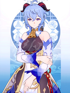 《戀活Sunshine》人物卡原神甘雨分享 原神甘雨怎麽捏？