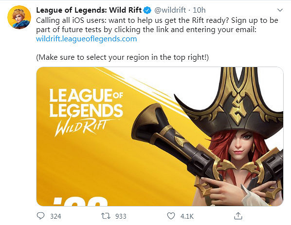 《英雄聯盟手遊》怎麽預約 測試服資格怎麽獲得