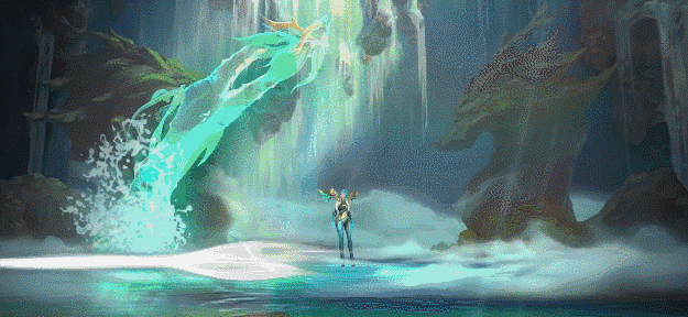 《英雄聯盟手遊》神龍尊者系列皮膚 神龍尊者卡莎劍聖李青立繪一覽