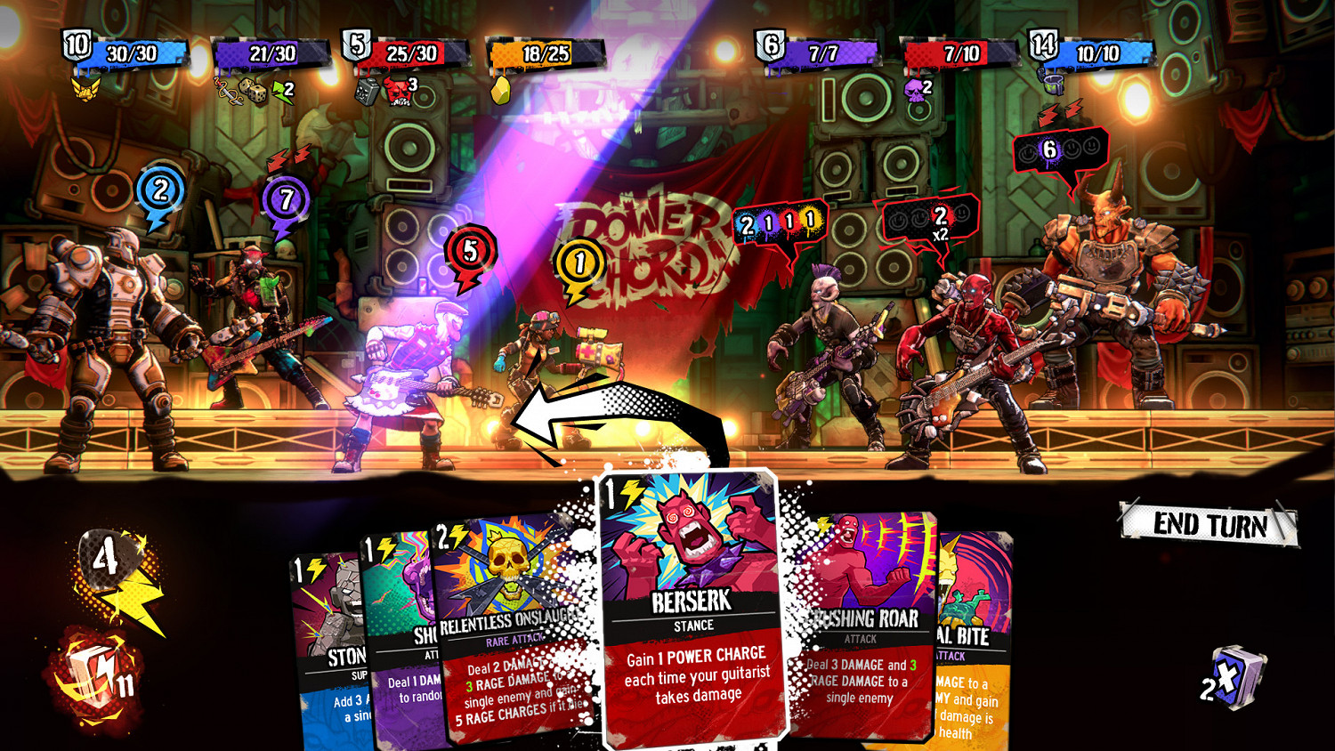 類肉鴿卡牌遊戲《Power Chord》試玩Demo上線 12月正式發售 類肉鴿卡牌遊戲《Power Chord》試玩Demo上線 12月正式發售