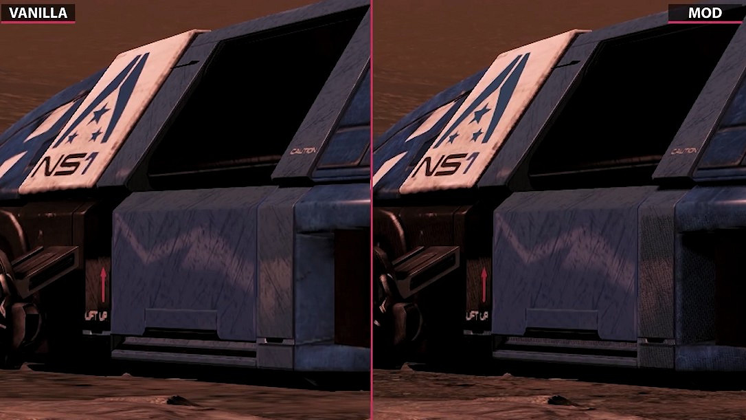 美翻！《質量效應》三部曲ALOT高清材質MOD實機對比