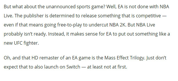 傳EA將重製《質量效應》三部曲 2021年4月前發售 傳EA將重製《質量效應》三部曲 2021年4月前發售