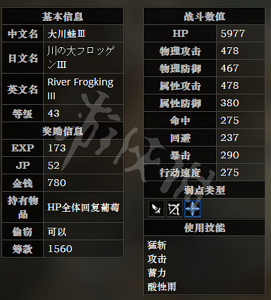 《歧路旅人》貴族隱居廢墟全寶箱可獲得物品一覽 貴族隱居廢墟全怪物屬性介紹