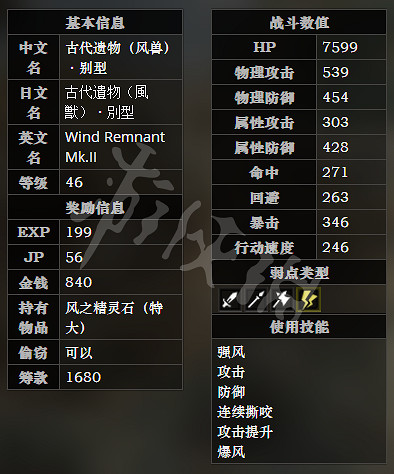 《歧路旅人》龍詠神殿全寶箱可獲得物品一覽 龍詠神殿全怪物屬性介紹