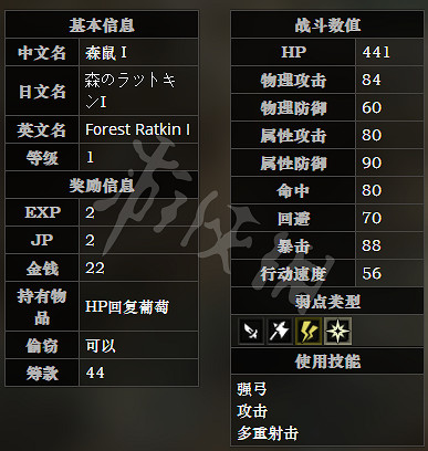 《歧路旅人》北隱霧森路怪物有哪些 北隱霧森路全怪物屬性一覽 《歧路旅人》北隱霧森路怪物有哪些 北隱霧森路全怪物屬性一覽