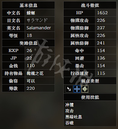《歧路旅人》毒牙洞窟全寶箱可獲得物品一覽 毒牙洞窟全怪物屬性介紹