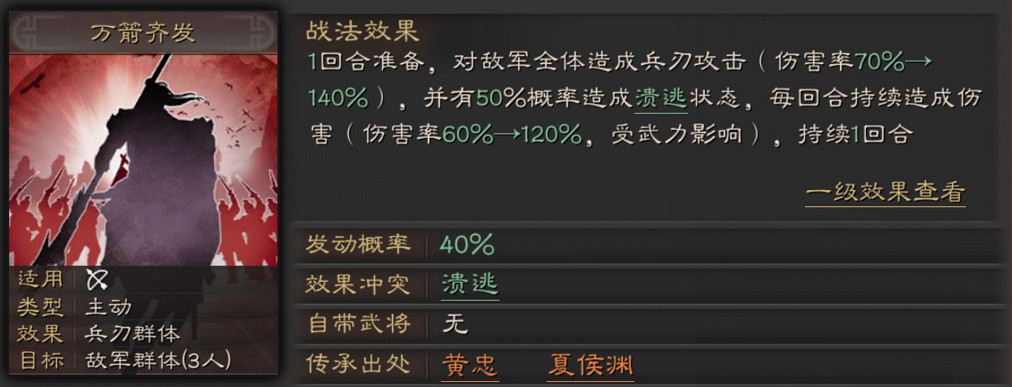 《三國志戰略版》萬箭齊發戰法攻略 S級高傷群體戰法搭配推薦 《三國志戰略版》萬箭齊發戰法攻略 S級高傷群體戰法搭配推薦