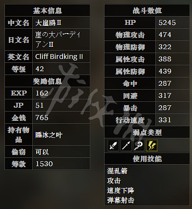 《歧路旅人》南礦井崖路全寶箱可獲得物品一覽 南礦井崖路全怪物屬性介紹 《歧路旅人》南礦井崖路全寶箱可獲得物品一覽 南礦井崖路全怪物屬性介紹