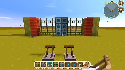 《迷你世界》轉軸雙開門怎麽做 轉軸雙開門製作方法