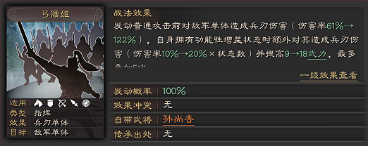 《三國志戰略版》孫尚香陣容搭配推薦 孫尚香陣容解析