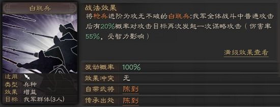 《三國志戰略版》白毦兵介紹 兵種戰法白毦兵簡評 《三國志戰略版》白毦兵介紹 兵種戰法白毦兵簡評