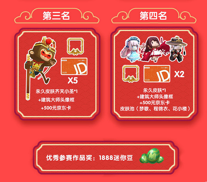 《迷你世界》還原經典影視主題大賽活動獎勵一覽 微賽事獎勵介紹