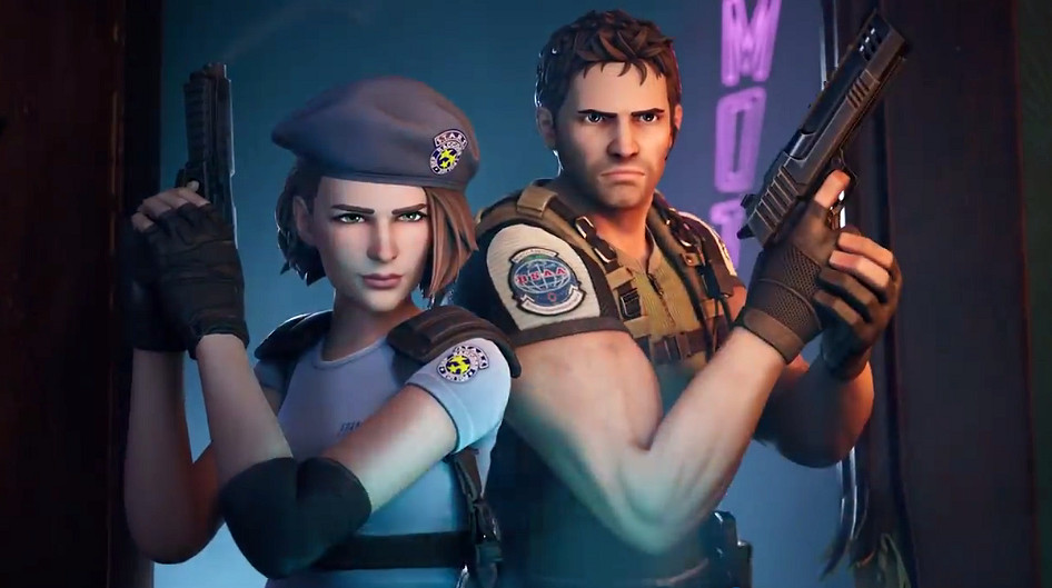 《要塞英雄》連動《惡靈古堡》克裏斯與吉爾參戰 《要塞英雄》連動《惡靈古堡》克裏斯與吉爾參戰