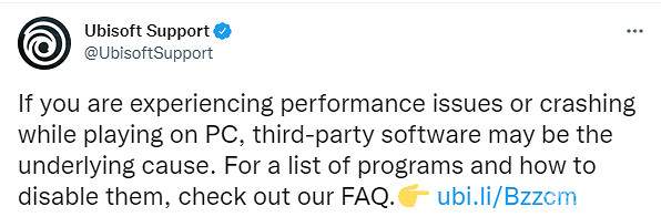 育碧:遊戲出現性能/崩潰問題 或是後台軟體衝突導致 育碧:遊戲出現性能/崩潰問題 或是後台軟體衝突導致