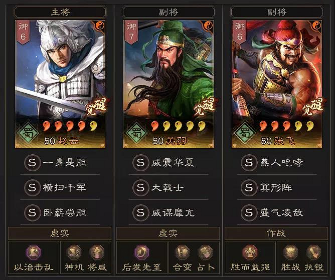 《三國志戰略版》五虎槍最強陣容2021 箕形陣五虎槍戰法搭配