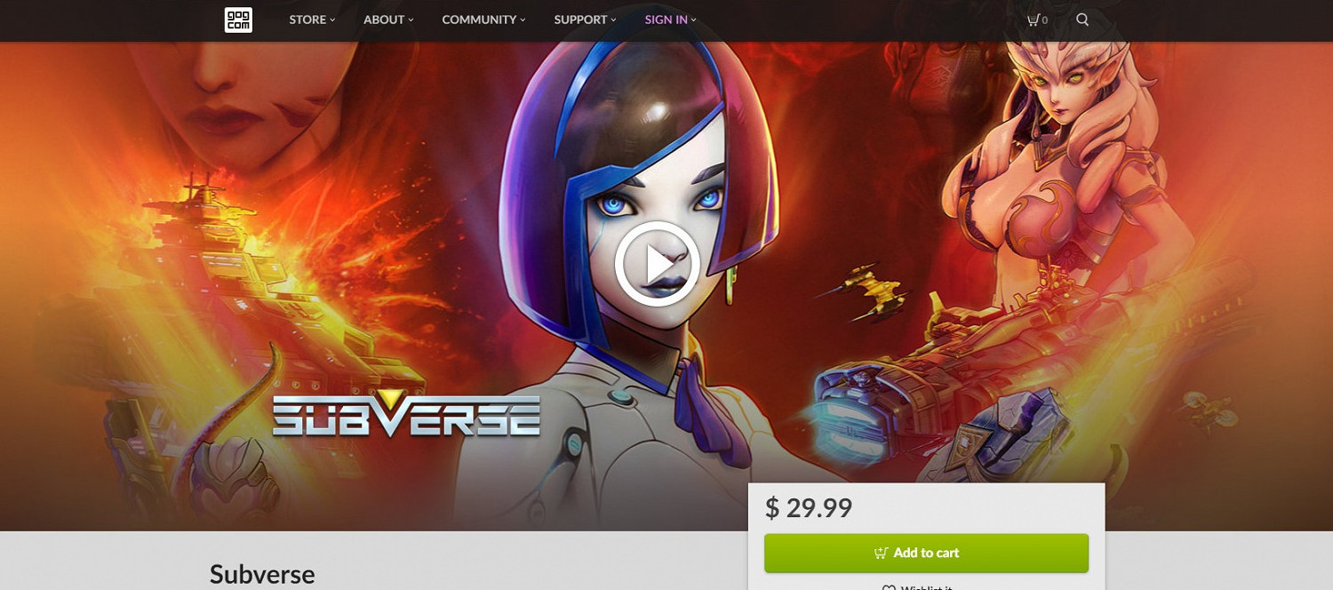 馬頭社大作《Subverse》登陸GOG 售價30美元 但是鎖區 馬頭社大作《Subverse》登陸GOG 售價30美元 但是鎖區