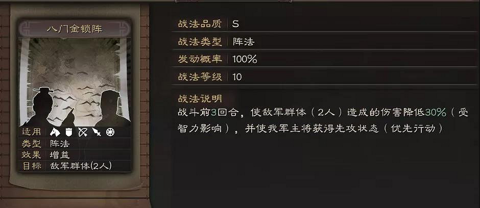 《三國志戰略版》八門金鎖陣和什麽戰法衝突 八門金鎖陣撫輯軍民解讀 《三國志戰略版》八門金鎖陣和什麽戰法衝突 八門金鎖陣撫輯軍民解讀