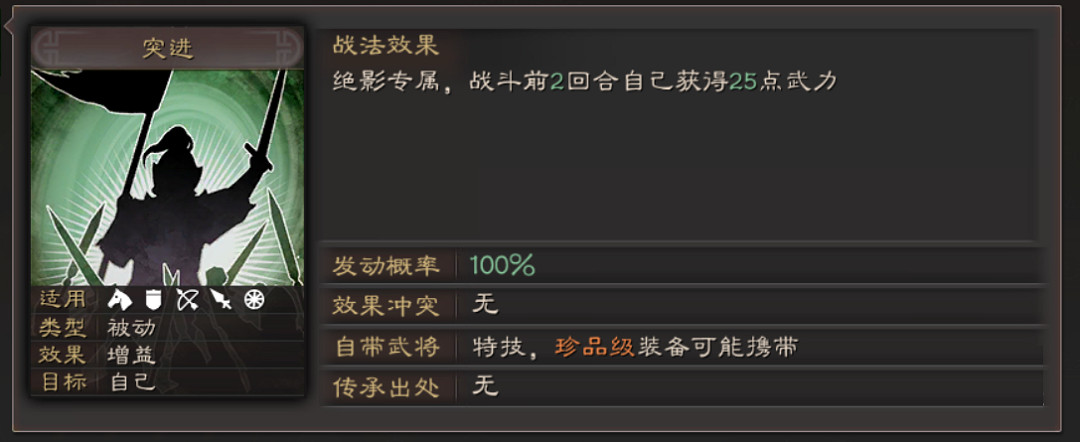 《三國志戰略版》馬匹特技屬性一覽 全馬匹特技簡評