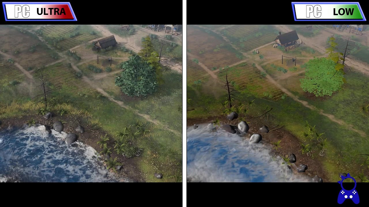 《世紀帝國4》為老PC提供最低配模式 影片對比分享 《世紀帝國4》為老PC提供最低配模式 影片對比分享