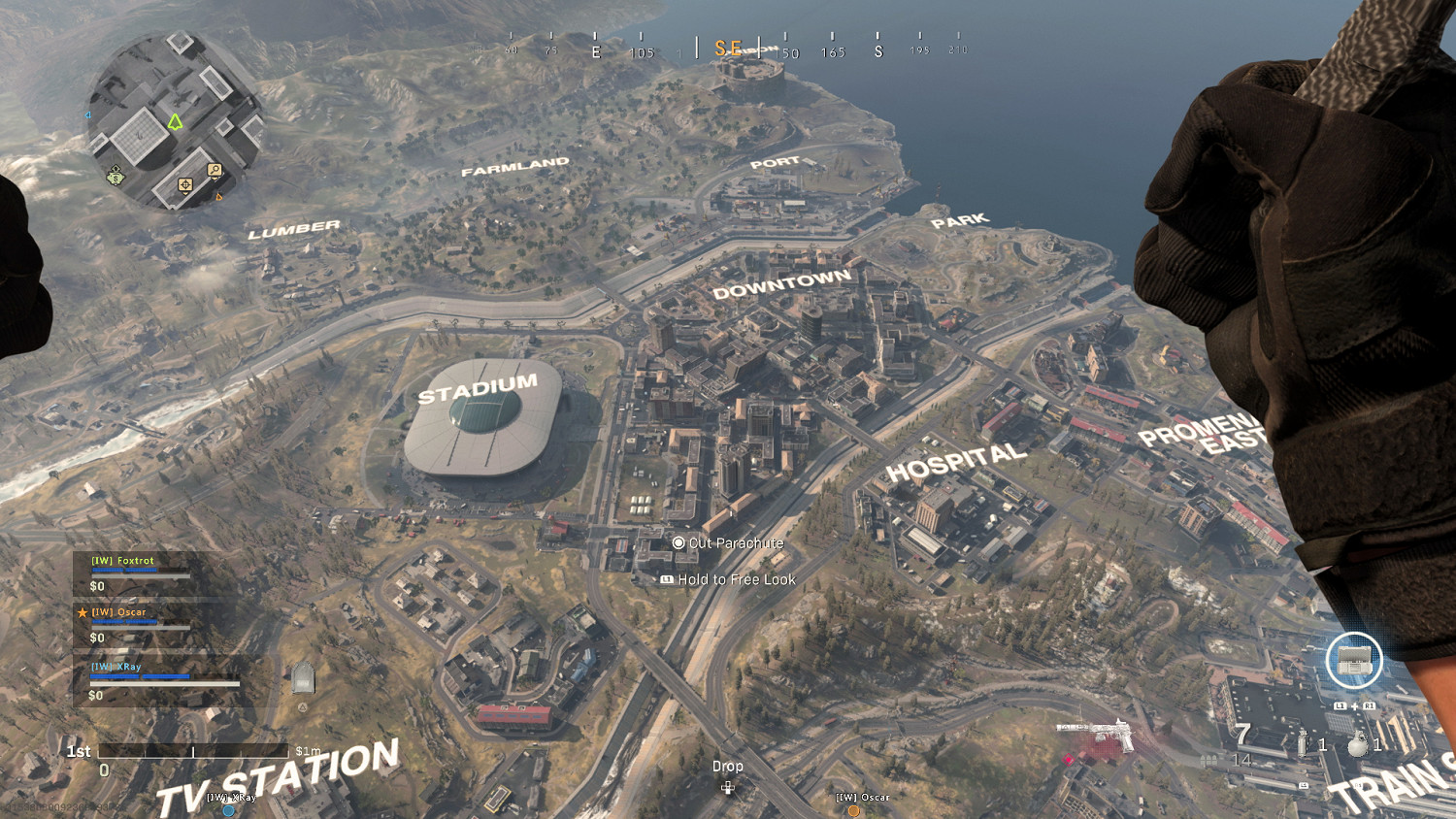 《決勝時刻16大逃殺》跳傘技巧分享 新手跳傘規劃說明