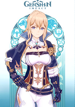 《戀活Sunshine》人物卡琴團長分享 原神琴團長怎麽捏？