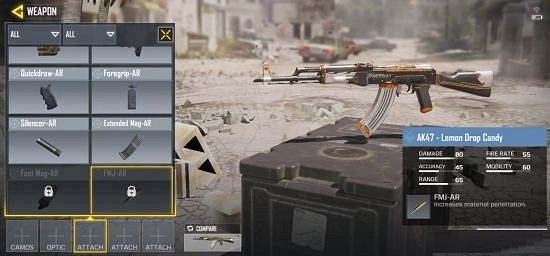 《決勝時刻：Mobile》突擊步槍配件介紹 突擊步槍配件有哪些