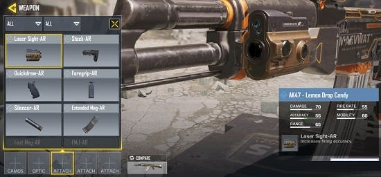 《決勝時刻：Mobile》突擊步槍配件介紹 突擊步槍配件有哪些