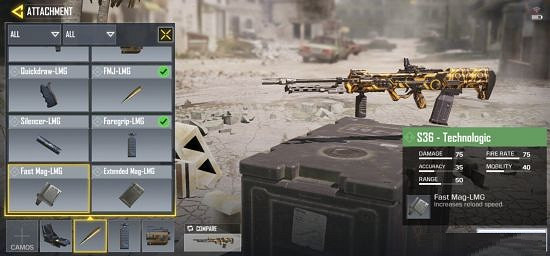 《決勝時刻：Mobile》輕機槍配件介紹 輕機槍配件有哪些