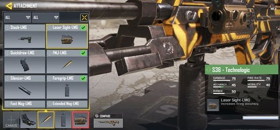 《決勝時刻：Mobile》輕機槍配件介紹 輕機槍配件有哪些