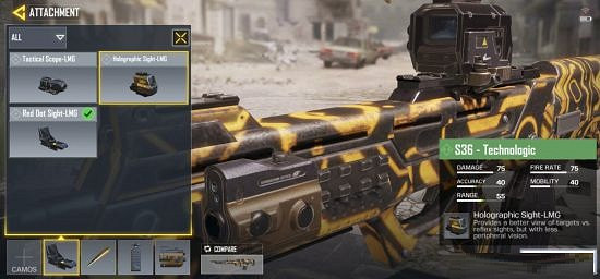 《決勝時刻：Mobile》輕機槍配件介紹 輕機槍配件有哪些