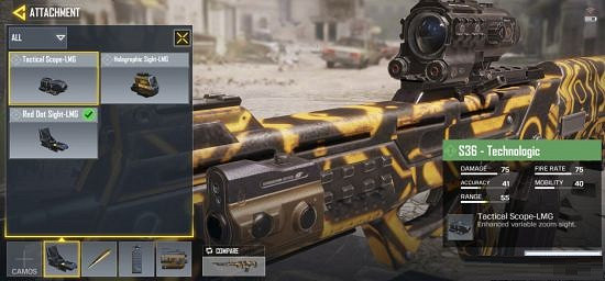 《決勝時刻：Mobile》輕機槍配件介紹 輕機槍配件有哪些