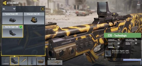 《決勝時刻：Mobile》輕機槍配件介紹 輕機槍配件有哪些