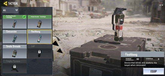 《決勝時刻：Mobile》閃光彈怎麽用 閃光彈使用攻略