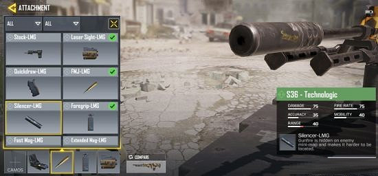 《決勝時刻：Mobile》輕機槍配件介紹 輕機槍配件有哪些