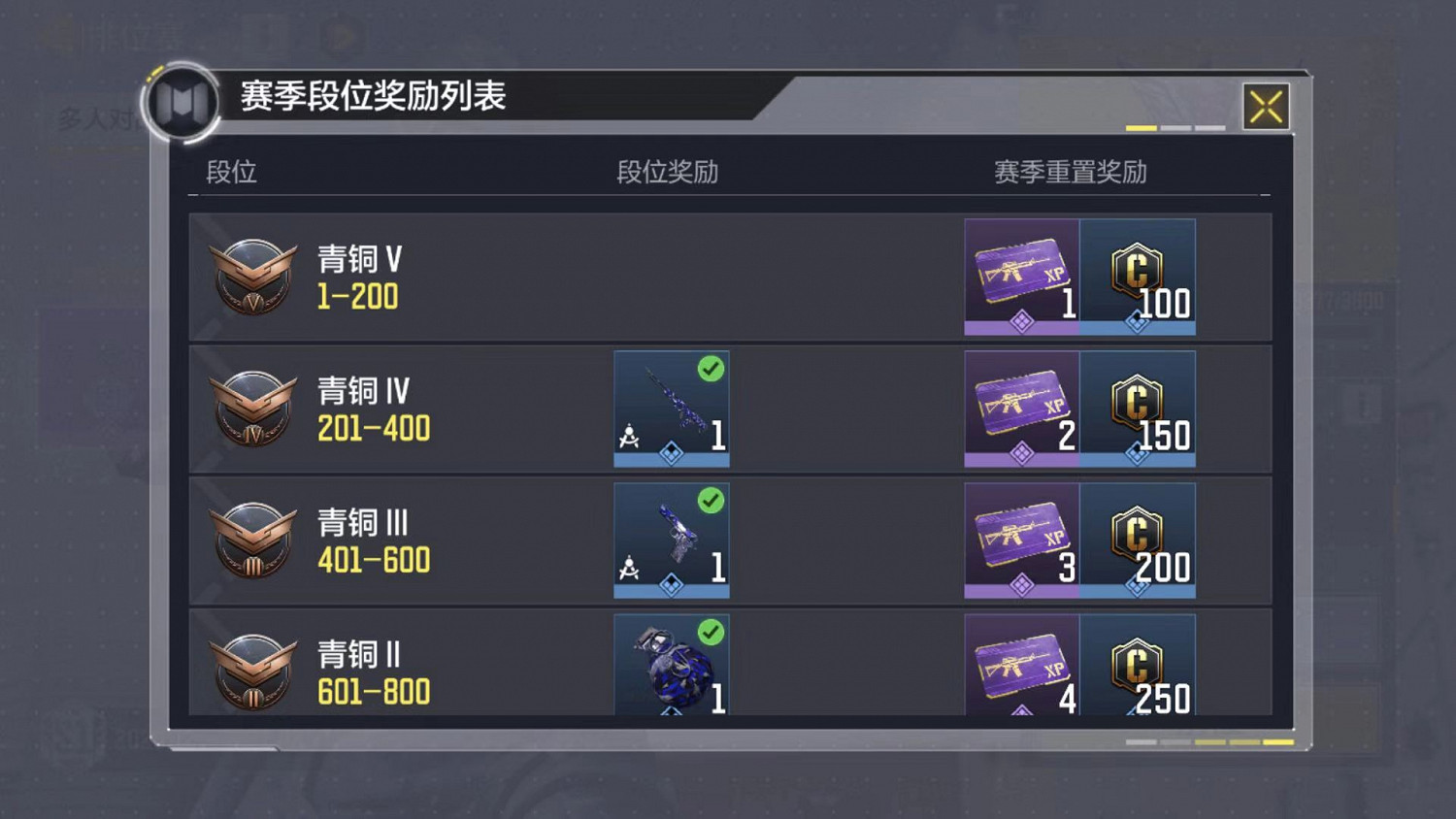 《決勝時刻：Mobile》段位獎勵是什麽 段位獎勵一覽