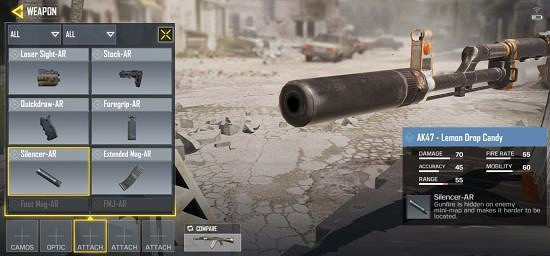 《決勝時刻：Mobile》突擊步槍配件介紹 突擊步槍配件有哪些