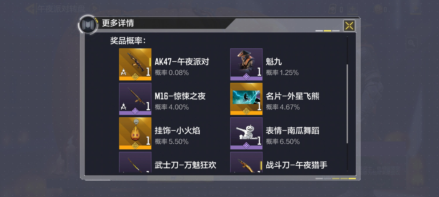 《決勝時刻:Mobile》ak47午夜派對概率 午夜轉盤獎品概率介紹 《決勝時刻:Mobile》ak47午夜派對概率 午夜轉盤獎品概率介紹