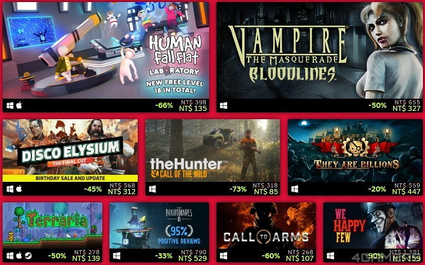 2021年Steam萬聖節特賣開啟 往日不再生化8等特惠 2021年Steam萬聖節特賣開啟 往日不再生化8等特惠