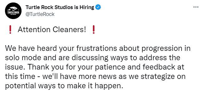 玩家不滿《喋血復仇》單人模式機制 開發商承諾作出改變