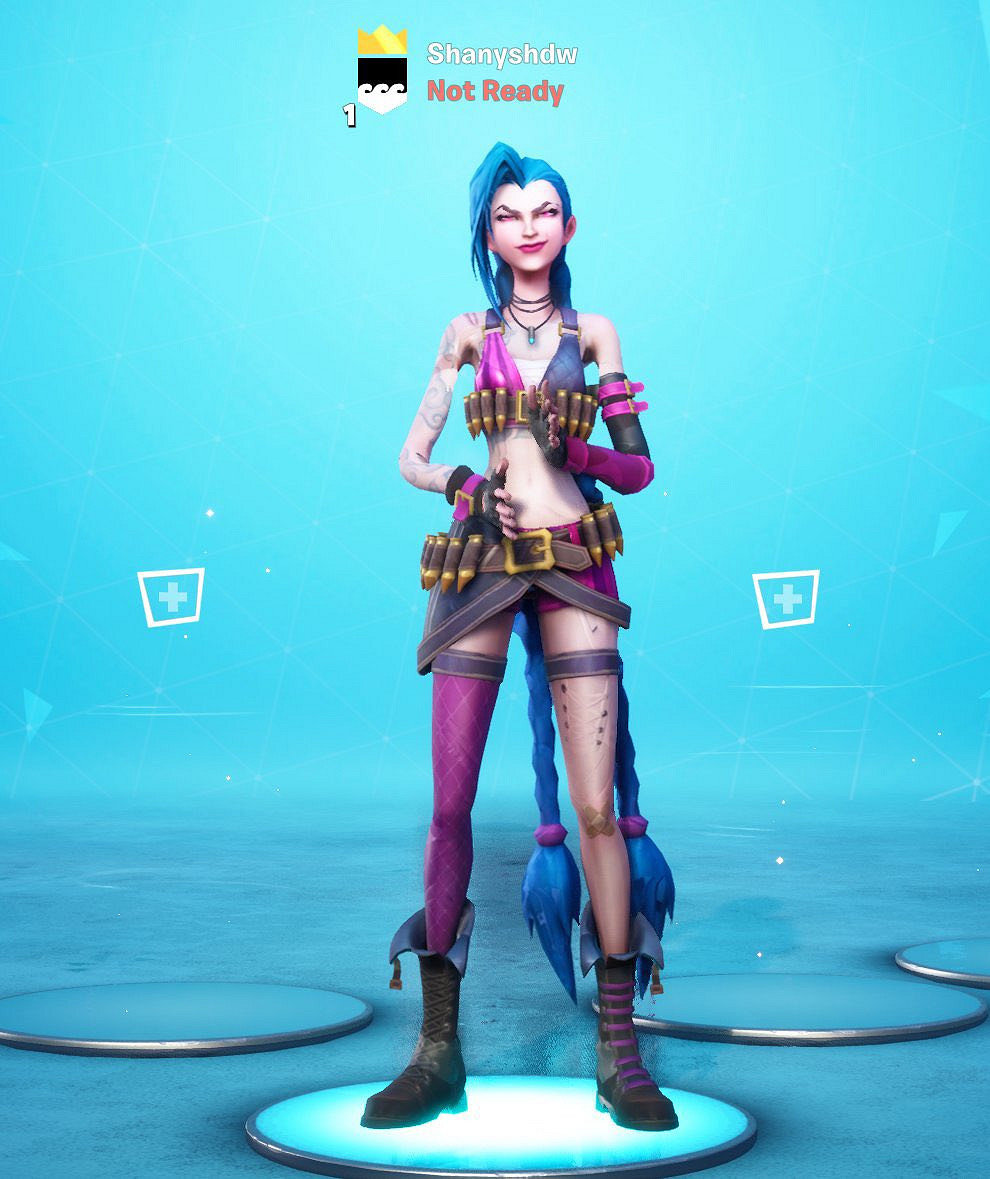 傳聞：《要塞英雄》將連動《英雄聯盟》推出金克絲皮膚